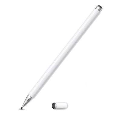 Lápiz-Pluma Stylus Capacitiva - para Tableta, Celular, Pantallas Touch, Universal, Blanca, 6007174, BROBOTIX Lápiz-Pluma Stylus Capacitiva - para Tableta, Celular, Pantallas Touch, Universal, Blanca, 6007174, BROBOTIX